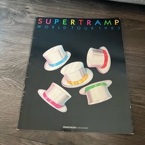 Supertramp World Tour 1983 Program